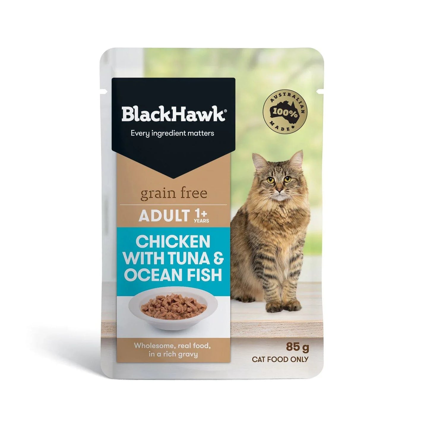 BLACKHAWK CAT CHICKEN WITH TUNA & OCEAN FISH 12X85G