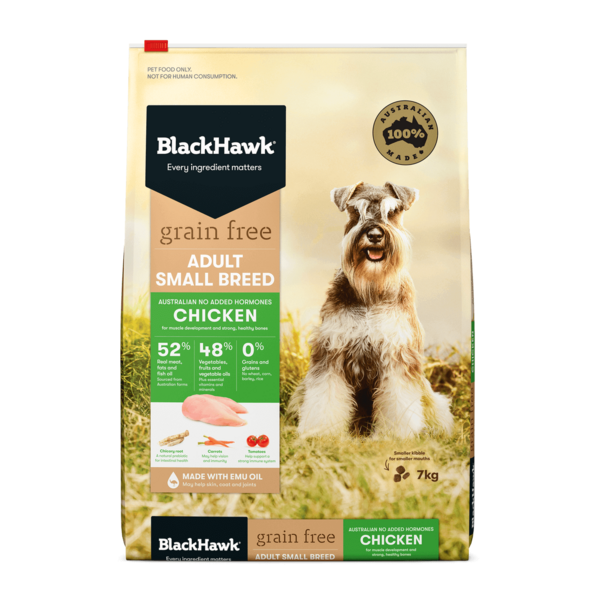 BLACK HAWK SMALL BREED CHICKEN GRAIN FREE 7KG