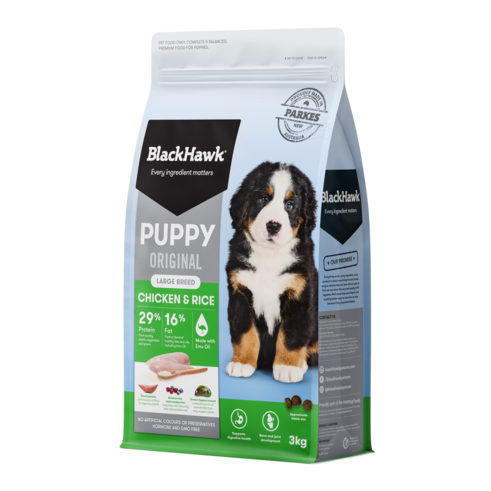 BLACKHAWK PUPPY LARGE BREED CHICKEN & RICE 3KG