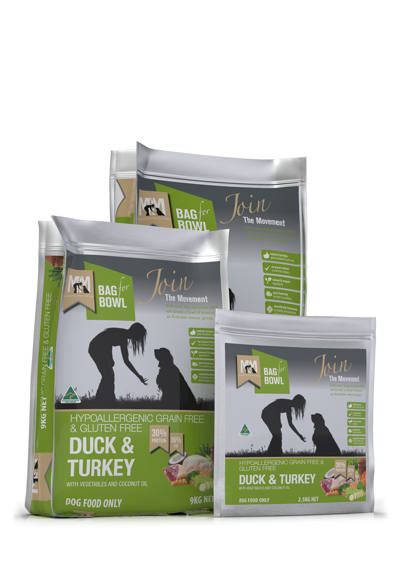 MEALS FOR MUTTS DUCK & TURKEY 9KG