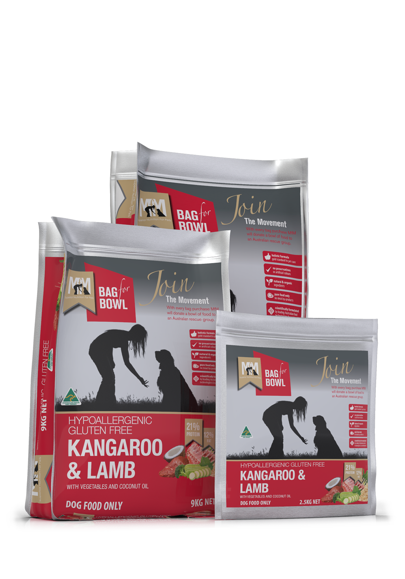MEALS FOR MUTTS KANGAROO & LAMB 2.5KG