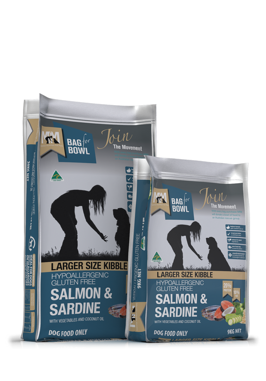 MEALS FOR MUTTS SALMON & SARDINE LARGE KIBBLE 20KG