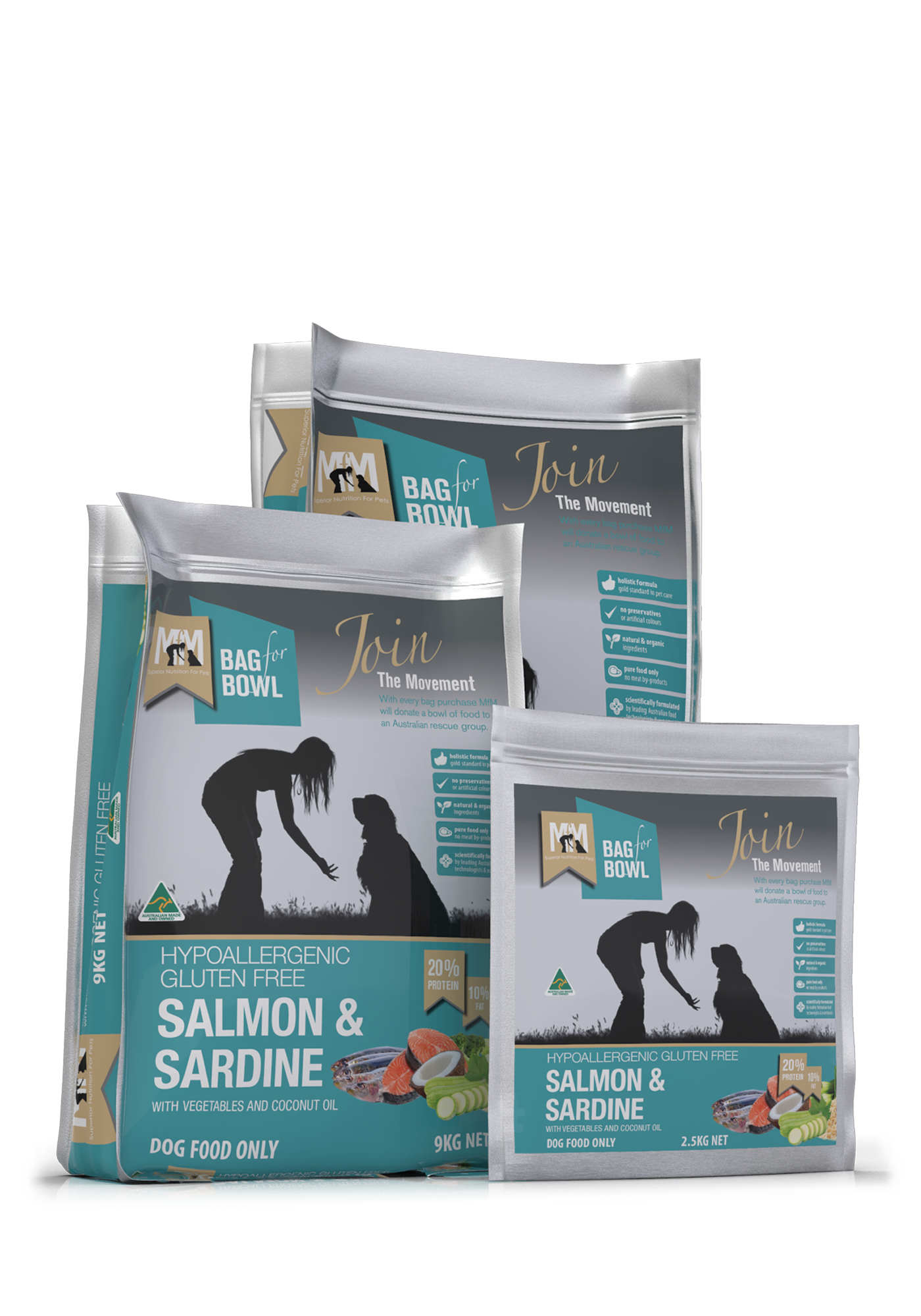 MEALS FOR MUTTS SALMON & SARDINE 20KG