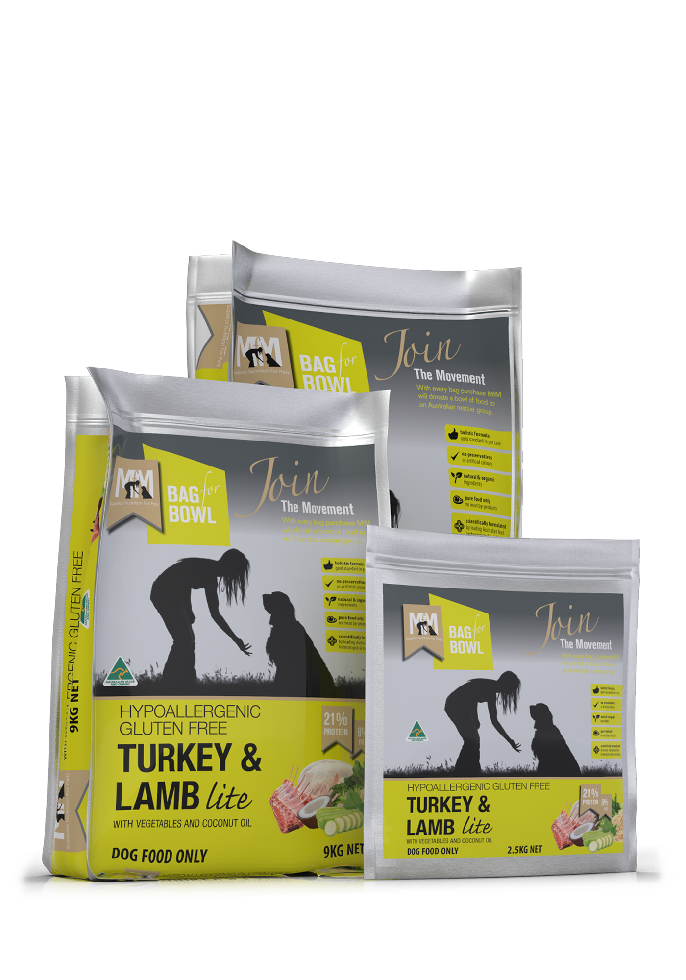 MEALS FOR MUTTS TURKEY & LAMB LITE 20KG