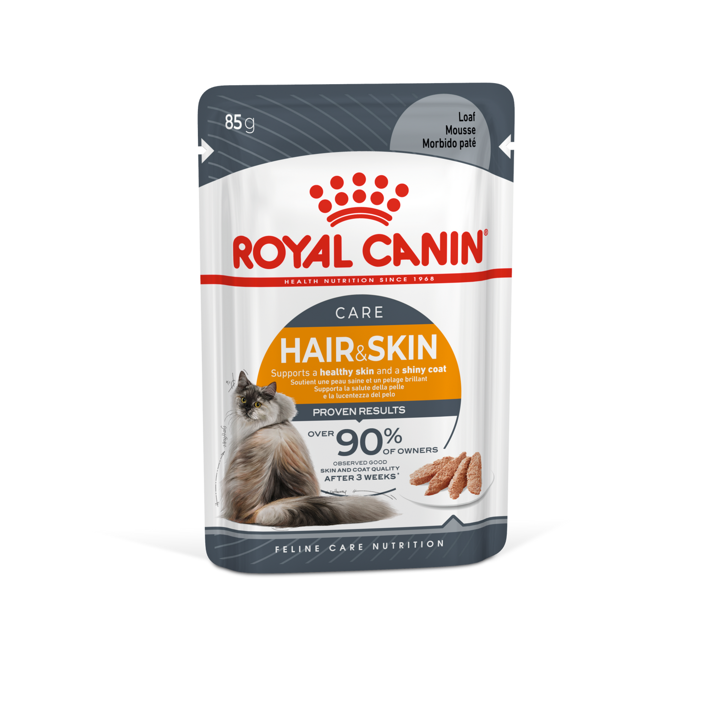 ROYAL CANIN CAT HAIR & SKIN LOAF 12X85G