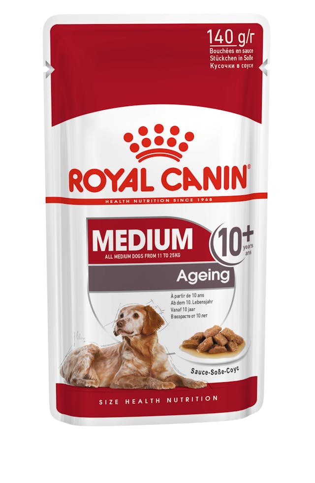 ROYAL CANIN MEDIUM ADULT 10+ 10X140G