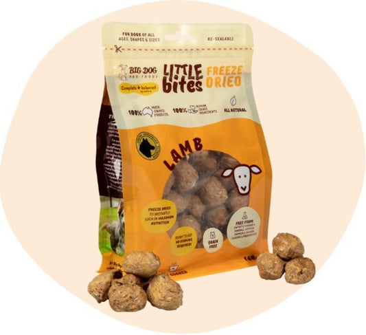 BIG DOG LITTLE BITES LAMB 160G