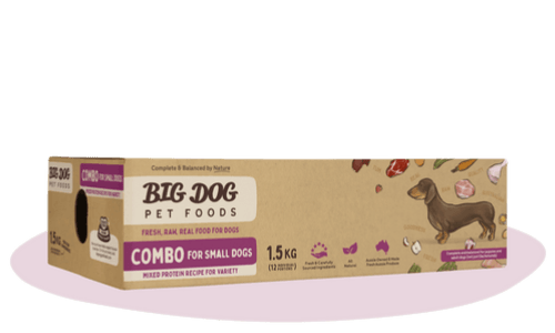 BIG DOG SMALL DOG COMBO RAW FOOD FOR DOGS 1.5KG