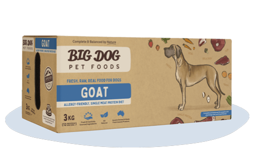 BIG DOG GOAT RAW FOOD FOR DOGS 3KG