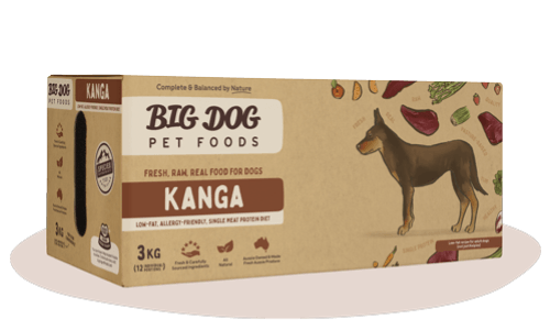 BIG DOG KANGAROO RAW FOOD FOR DOGS 3KG