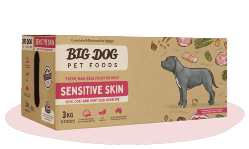 BIG DOG SENSITIVE SKIN RAW FOOD FOR DOGS 3KG
