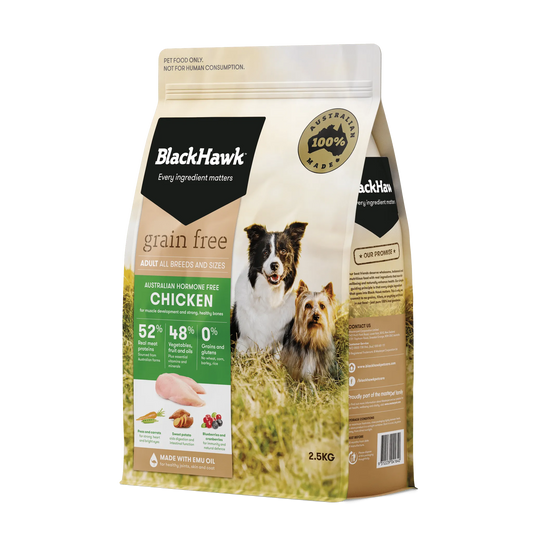 BLACK HAWK DOG CHICKEN GRAIN FREE 2.5KG