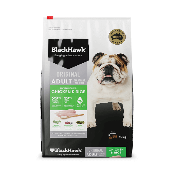 BLACK HAWK DOG CHICKEN & RICE 10KG