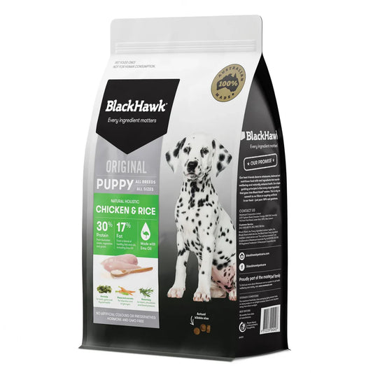 BLACK HAWK PUPPY CHICKEN & RICE 20KG