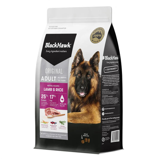 BLACK HAWK PUPPY LAMB & RICE 10KG