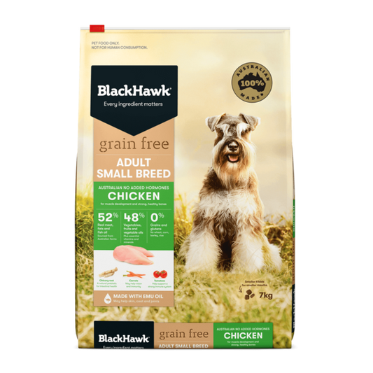 BLACK HAWK SMALL BREED CHICKEN GRAIN FREE 7KG
