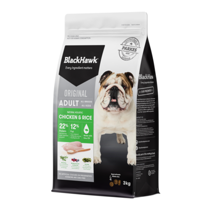 BLACK HAWK DOG CHICKEN & RICE 3KG