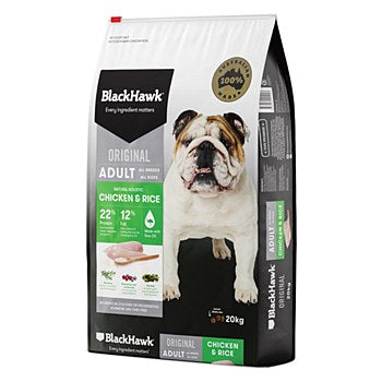 BLACK HAWK DOG CHICKEN & RICE 20KG