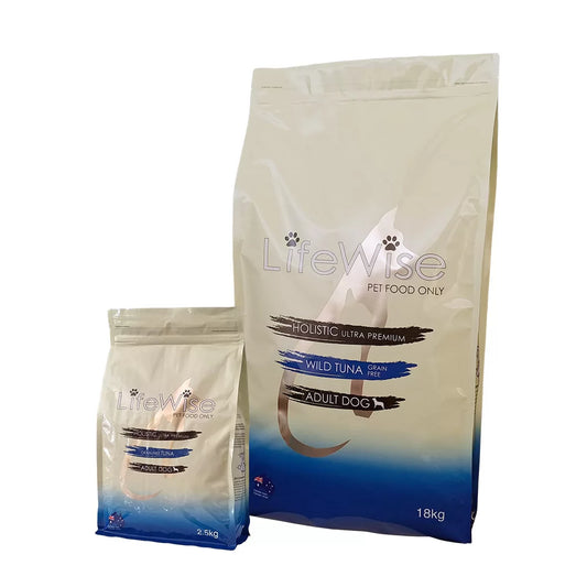 LIFEWISE DOG ADULT GRAIN FREE TUNA 18KG