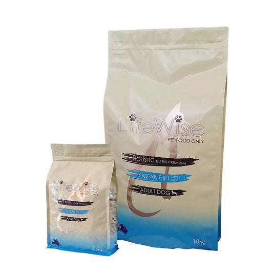 LIFEWISE DOG ADULT OCEAN FISH LARGE BITES 2.5KG