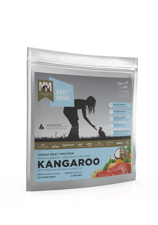 MEALS FOR MEOWS SINGLE PROTEIN KANGAROO GRAIN FREE 2.5KG