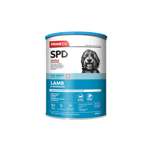 PRIME 100 SPD AIR DRIED LAMB & ROSEMARY 600G
