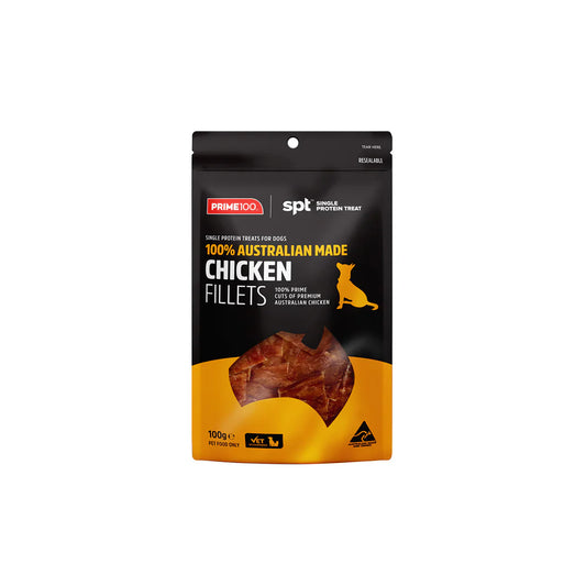 PRIME 100 SPT CHICKEN FILLET TREAT 100G