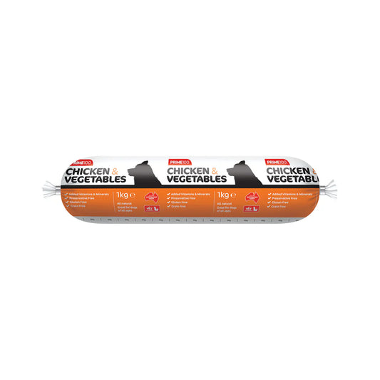 PRIME 100 CHICKEN & VEGETABLES ROLL 1KG