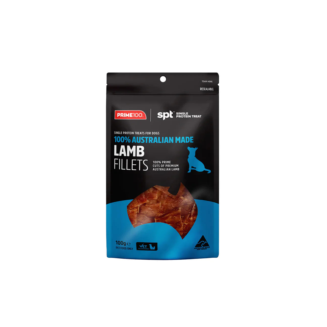 PRIME 100 SPT LAMB FILLET TREAT 100G