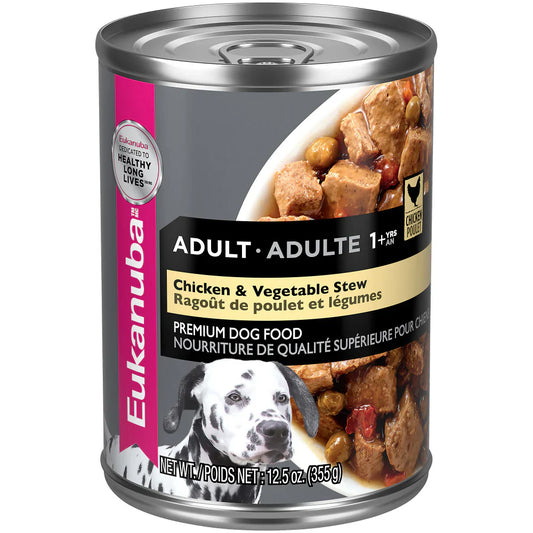 EUKANUBA ADULT CHICKEN & VEGETABLE STEW 355G