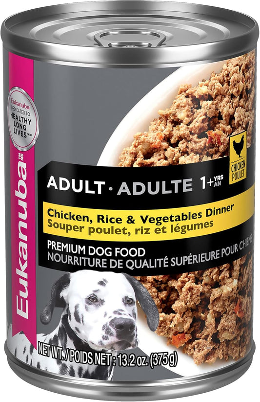 EUKANUBA ADULT CHICKEN, RICE & VEGETABLES DINNER 375G